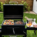 VEVOR Reversā Čuguna Grills/Griddle Panna 24,6 x 42,4 см, Divu Degļu Izmērs