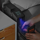 VEVOR sienas stiprināms pistoles seifs - biometriskais seifs ar trīs ātras piekļuves veidiem: pirkstu nospiedumiem, paroli un atslēgām, paredzēts 1 pistolei - lietošanai mājās, pie gultas, uz naktsgaldiņa vai sienas