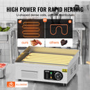 VEVOR komerciālā elektriskā grils 2800 W, galda virsmas, plakana virsma, 50 °C-300 °C