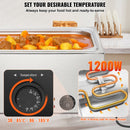 VEVOR komercialais elektriskais ēdienu sildītājs, 18L, 1200W, Bain Marie