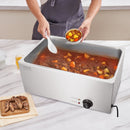 VEVOR komercialais elektriskais ēdienu sildītājs, 18L, 1200W, Bain Marie