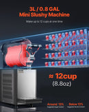 VEVOR 3L Komercials Slush Machine, Маргарита, Смузи и салдето Dzērienu Gatavotājs