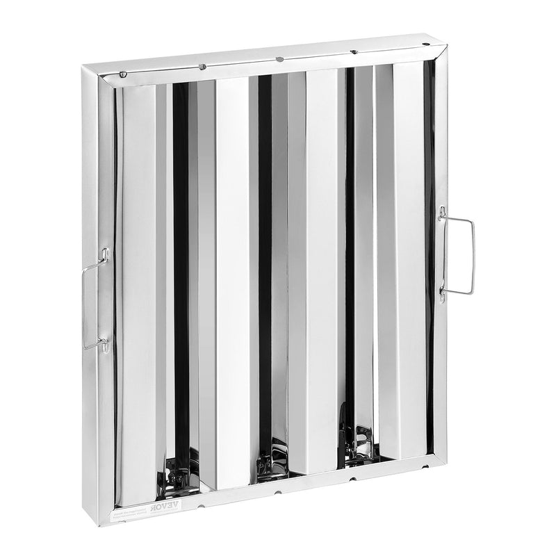 VEVOR 39,4 см x 49,5 см коммерческие вентиляционные фильтры, нержавеющая сталь