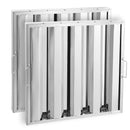 VEVOR 49,5 x 49,5 cm komerciālais tvaika nosūcēja filtrs - nerūsējošā tērauda lamellu filtrs