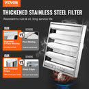 VEVOR 49,5 x 49,5 cm komerciālais tvaika nosūcēja filtrs - nerūsējošā tērauda lamellu filtrs