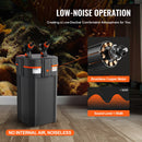VEVOR 454 litru akvārija filtrs ar 15 W UV lampu, klusa darbība