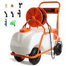 60 L акумуляторы dārza smidzinātājs, spiediens 0-6 бар