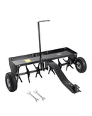 VEVOR velkamais zāliena dakšu aerators 1020 mm ar universālu sakabi