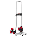 VEVOR kāpņu rati, salokāmi, smagām kravām līdz 118 kg, ar 10 riteņiem