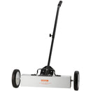 VEVOR 20 kg ritošais magnētiskais savācējs ar riteņiem, 46 cm platums, teleskopisks rokturis