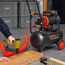 VEVOR gaisa kompresors 24 L, 1450 W, 3,35 CFM @ 90 PSI, maksimālais spiediens 116 PSI (8 bar)