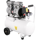 VEVOR gaisa kompresors 21 l, pārnēsājams, 1 HP, bez eļļļas, tērauda tvertne, 750 W, plācenīša tipa, 8 bar (115 PSI), īpaši kluss, mājas remontam un riepu piepumpēšanai
