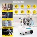 VEVOR gaisa kompresors 21 l, pārnēsājams, 1 HP, bez eļļļas, tērauda tvertne, 750 W, plācenīša tipa, 8 bar (115 PSI), īpaši kluss, mājas remontam un riepu piepumpēšanai