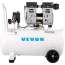 VEVOR gaisa kompresors 11 L, īpaši kluss, 1 HP, bez-eļļļas, tērauda tvertne, 750 W, pārnēsājams, 8 bar, mājas remontam un riepu piepumpēšanai