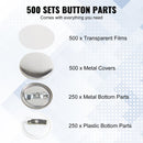 VEVOR 1" (25мм) Žetonu Sagataves Komplekti – 500 Габали