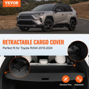VEVOR izvelkamais bagāžnieka pārsegs Toyota RAV4 (2019–2024) – uzlabots modelis