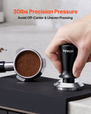 VEVOR 53 mm Espresso tampers, nerūsējošā tērauda ar atsperi