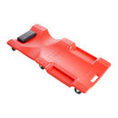 VEVOR 91 cm Mehāniķa Plastmasas Rāpojamais Ratiņkrēsls Auto Remontam, Ripojošs Garāžas Modelis, 159 kg Slodze, HDPE Materiāls