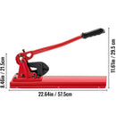 VEVOR 610 mm galda troses presēšanas instruments ar ar griezni un presformu - alumīnija/vara uzmavām, piemērots 1,6-4,8 mm trosēm un līdz 12,7 mm trosēm