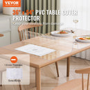 VEVOR PVC galda aizsargpārklājs, caurspīdīgs, 91×137 cm, 1,5 mm biezs – plastmasas aizsargs galdam