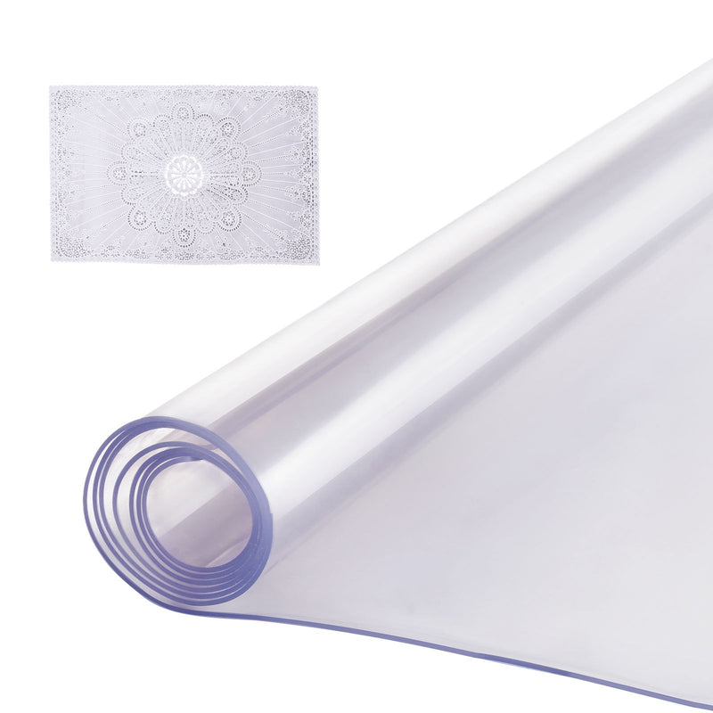 VEVOR PVC galda aizsargs, 107 x 183 см, пластиковые пакеты, 2,0 мм