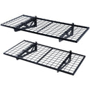 Uzglabāšanas plaukti 2 gab. 22 x 61 cm pie sienas stiprināmi 114 kg, metāla