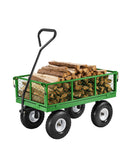 VEVOR Tērauda dārza ratiņi, 308 kg kravnesība, smagsvara modelis, 25 cm riepas
