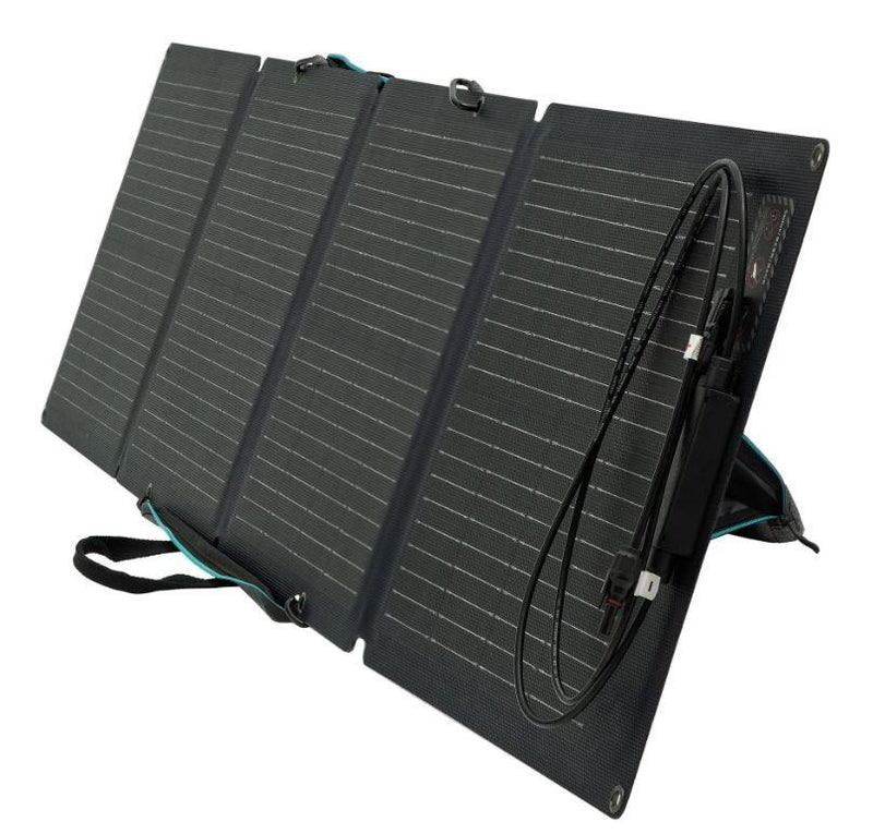 EcoFlow Pārnēsājamais Saules Panelis 110W - monokristālisks, salokāms, efektīvs