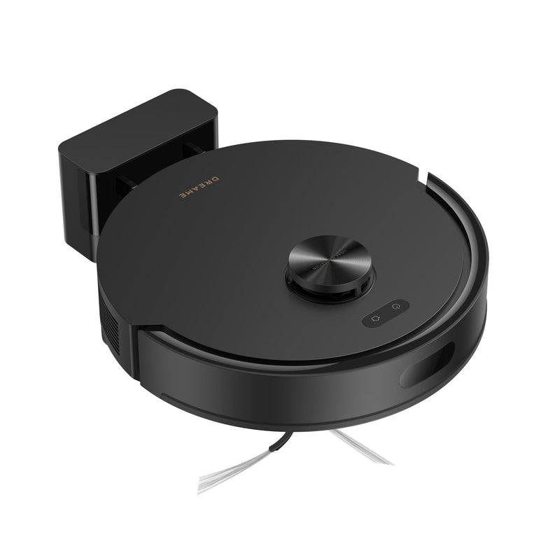 Dreame F20 robotizētais putekļsūcējs, sausā un mitrā uzkopšana, 20 000 Pa, LiDAR navigācija, 3200 mAh, 150 min darbības laiks, automātiskā uzlāde, melns — modelis RLF41GA-BK.