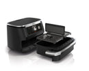Ninja Foodi FlexDrawer AF500EU, 2470 W, 10,4 l karstā gaisa friteris ar MegaZone, 2 neatkarīgām 5,2 l zonām, 7 gatavošanas programmām, SYNC un MATCH funkcijām