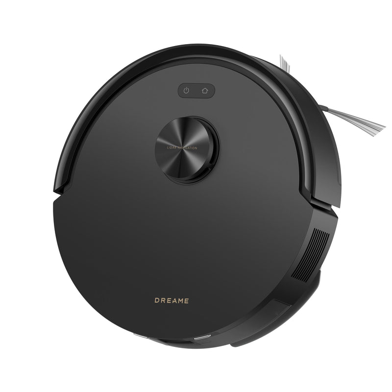 Dreame F20 robotizētais putekļsūcējs, sausā un mitrā uzkopšana, 20 000 Pa, LiDAR navigācija, 3200 mAh, 150 min darbības laiks, automātiskā uzlāde, melns — modelis RLF41GA-BK.