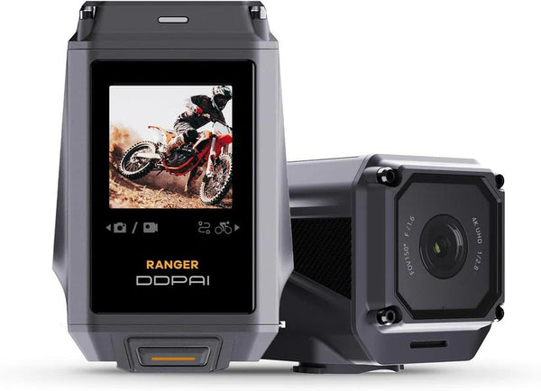 DDPAI Ranger 4K Action Cam – motociklam, velobraukšanai un piedzīvojumiem | GPS, Wi-Fi, NightVIS, IP67, 150 min darbība
