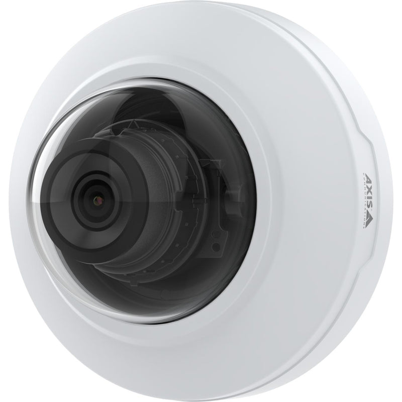 Axis M4218-V 8 MP kupolveida IP kamera, 2,8–8,4 mm, 93–47°, 4K, WDR, digitālā PTZ, 15 kadri/s, microSD, HDMI, PoE, IP42, IK08, balta