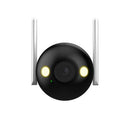 Dahua F2C-LED 2 MP bezvadu āra IP kamera, 2,8 mm, 98° skata leņķis, baltā LED nakts redzamība līdz 30 m, H.265, AI cilvēku noteikšana, mikrofons, microSD līdz 256 GB, IP67