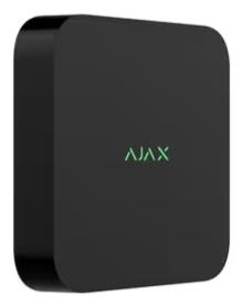Ajax NVR DC (16-ch) 70935, 16 kanālu tīkla videoreģistrators, līdz 4K IP kamerām, H.265/H.264, līdz 100 Mb/s, līdz 16 TB 3,5" HDD, JetSparrow tehnoloģija, melns
