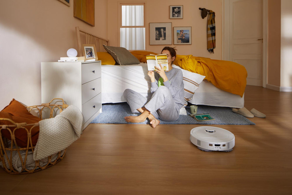 Roborock Qrevo C Pro White QRRCP02-00, robotpuhasti kuiva ja märja puhastuse funktsiooniga, 18 500 Pa, LiDAR-navigatsiooniga ja isepuhastusjaamaga
