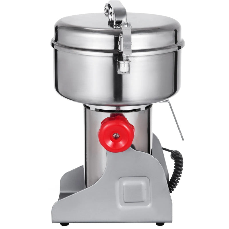 VEVOR elektriskās graudu dzirnaviņas, 1 kg graudu malšanas iekārta, 2800 W pulverizators, miltu dzirnaviņu iekārta, elektriskās garšaugu un graudu malšanas dzirnaviņas no pārtikas kvalitātes nerūsējošā tērauda