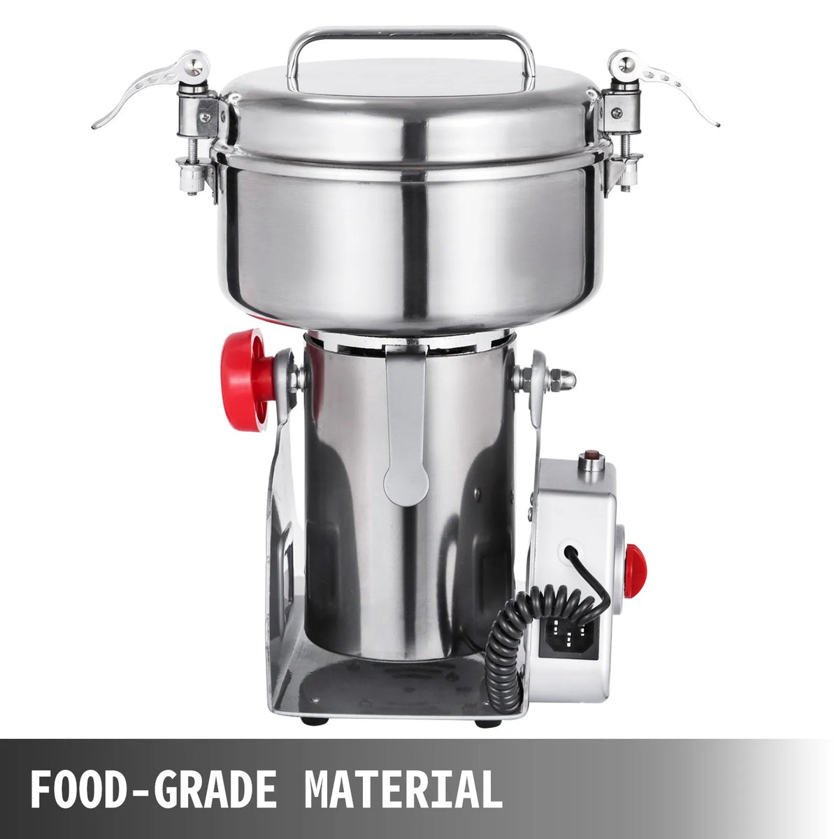 VEVOR Electric Grain Mill 1 kg, 2800 W, Food Grade Stainless Steel