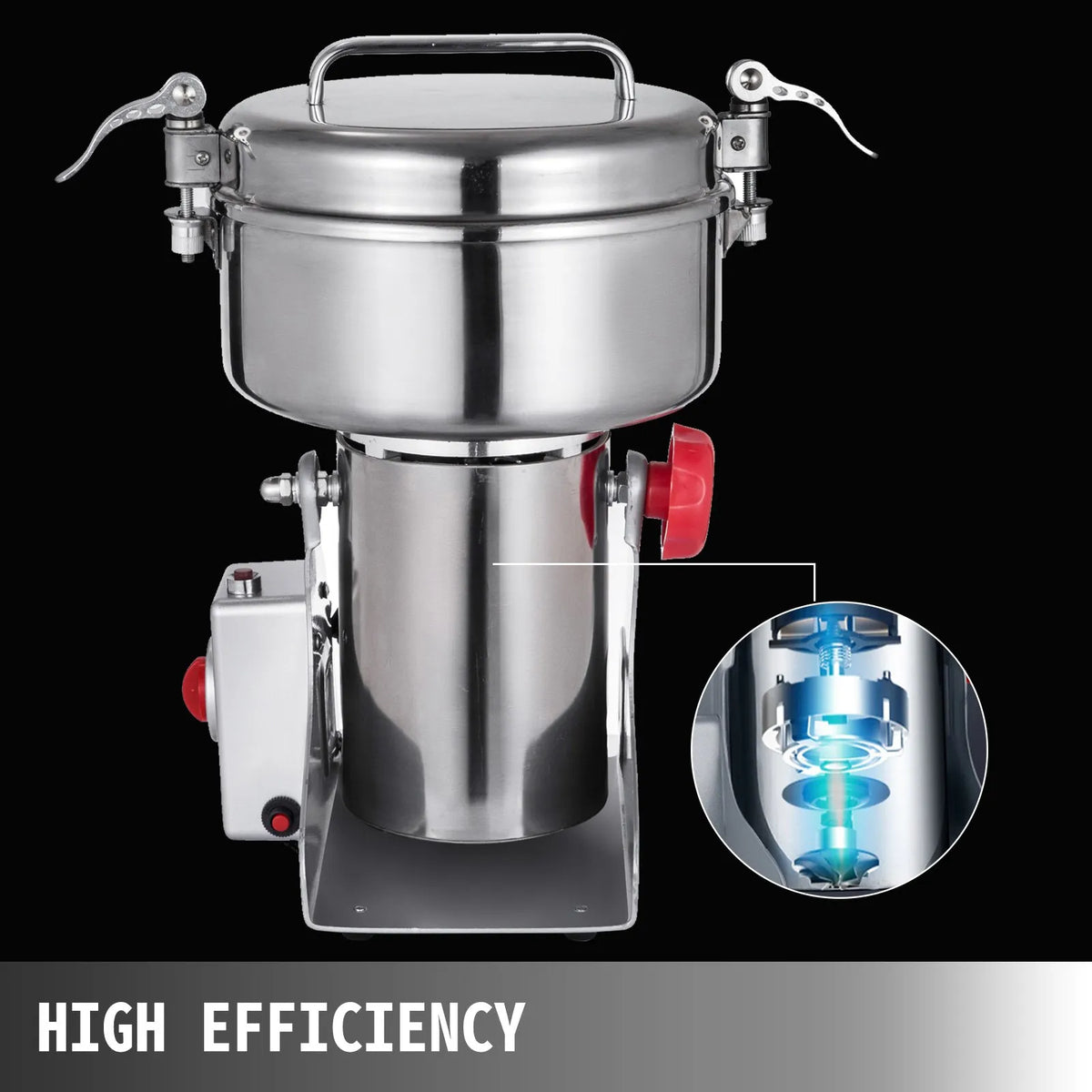 VEVOR Electric Grain Mill 1 kg, 2800 W, Food Grade Stainless Steel