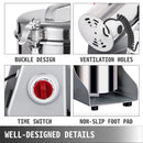 VEVOR elektriskās graudu dzirnaviņas, 1 kg graudu malšanas iekārta, 2800 W pulverizators, miltu dzirnaviņu iekārta, elektriskās garšaugu un graudu malšanas dzirnaviņas no pārtikas kvalitātes nerūsējošā tērauda