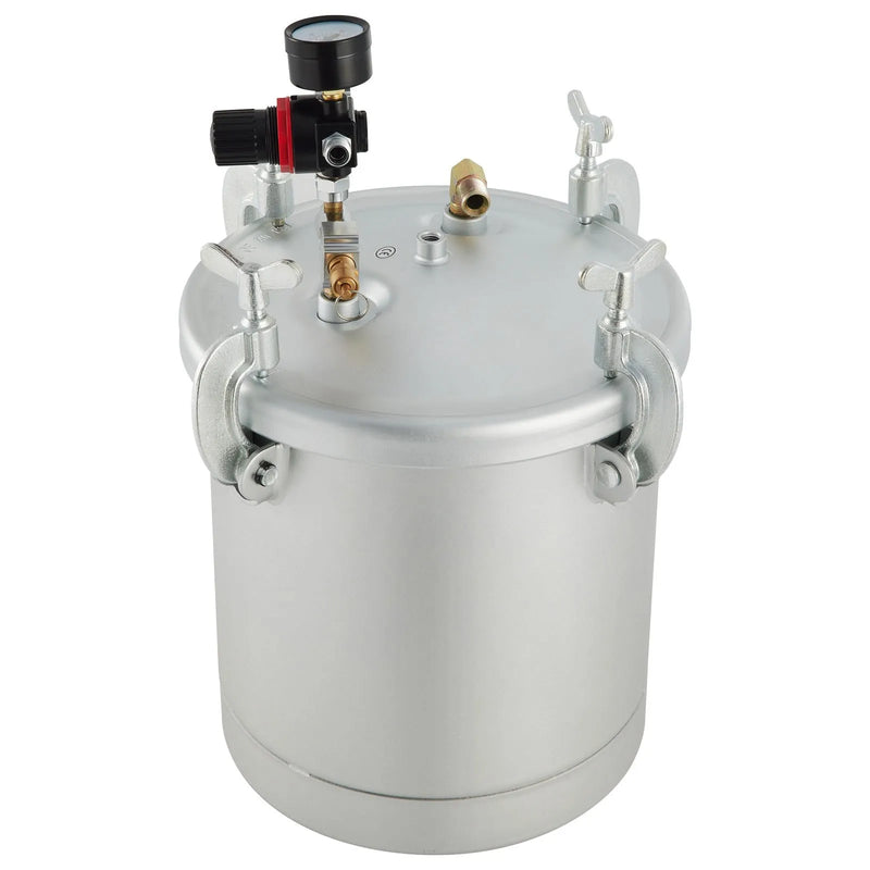 Komerciālais krāsošanas spiedtvertne 10 L ar padeves smidzinātāju, 1,5 mm sprauslu un krāsošanas pistoli