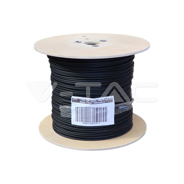 Solar panel cable 4mm² black — 500m