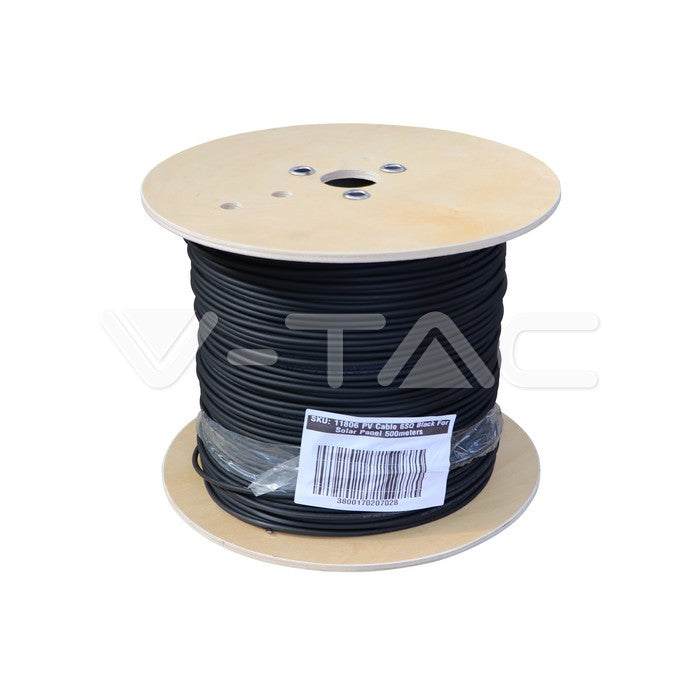 Solar panel cable 6mm² black — 500m