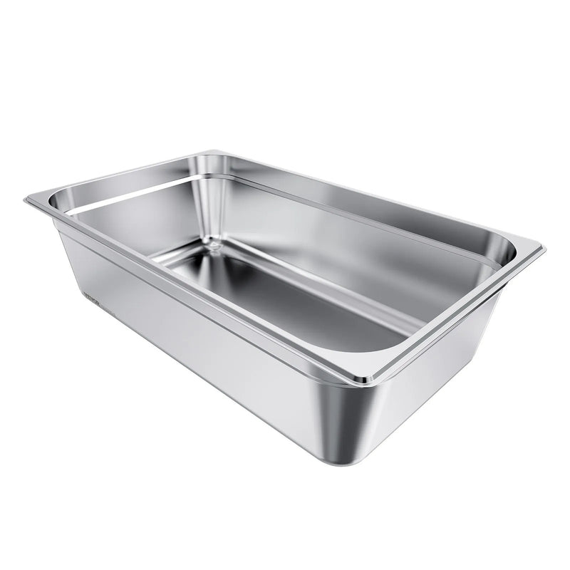 Nerūsējošā tērauda gastronomijas trauks, pilns izmērs, dziļums 145 mm, tilpums 20,5 l, 1 gab. komplekts