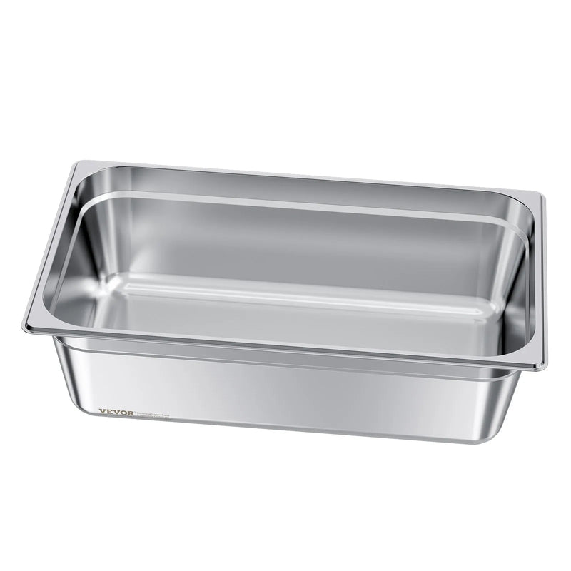 Nerūsējošā tērauda gastronomijas trauks, pilns izmērs, dziļums 145 mm, tilpums 20,5 l, 1 gab. komplekts