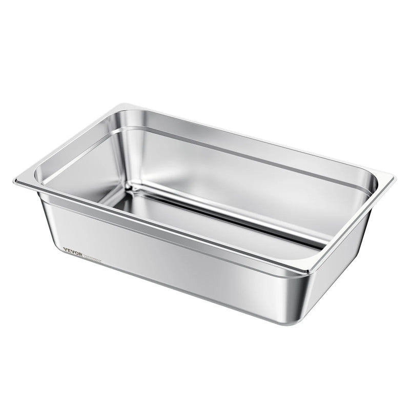 Nerūsējošā tērauda gastronomijas trauks, pilns izmērs, dziļums 145 mm, tilpums 20,5 l, 1 gab. komplekts