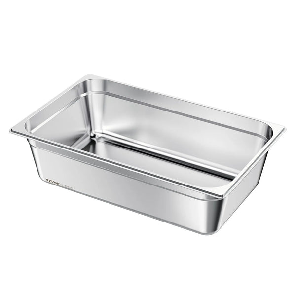 Nerūsējošā tērauda gastronomijas trauks, pilns izmērs, dziļums 145 mm, tilpums 20,5 l, 1 gab. komplekts