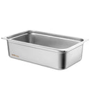 VEVOR 6 gab. pilna izmēra tvaika galda pannas, nerūsējošais tērauds, 15 cm dziļums