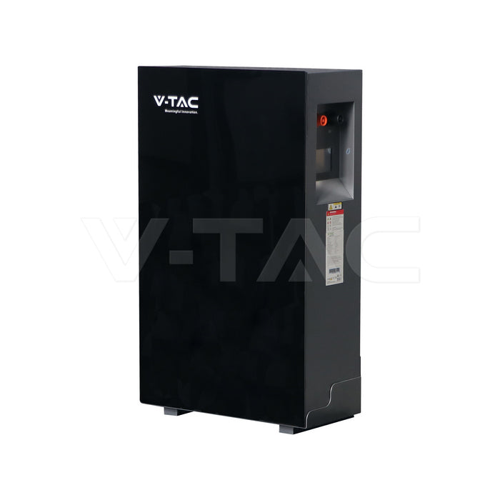 Lithium battery 10.24 kWh — black case, IP20