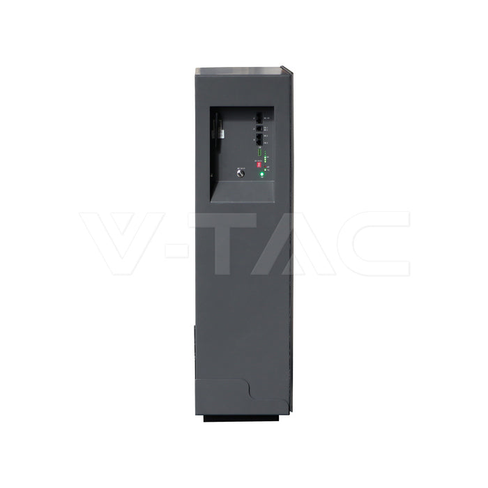 Lithium battery 10.24 kWh — black case, IP20